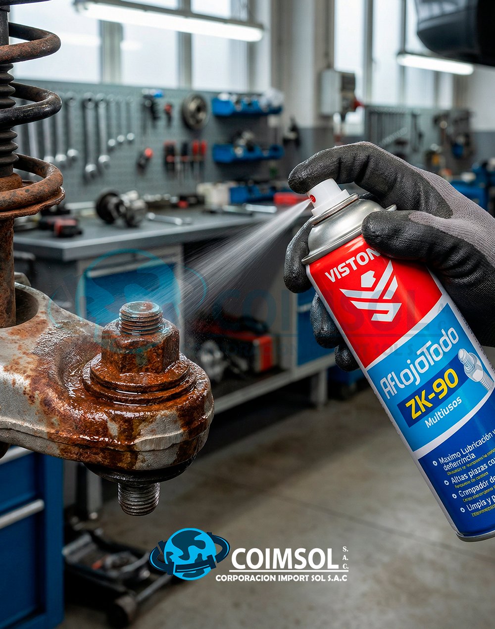 SPRAY AFLOJATODO SUPER ZK-90 DE 10 OZ / 296 OZ - VISTONY - Imagen 2