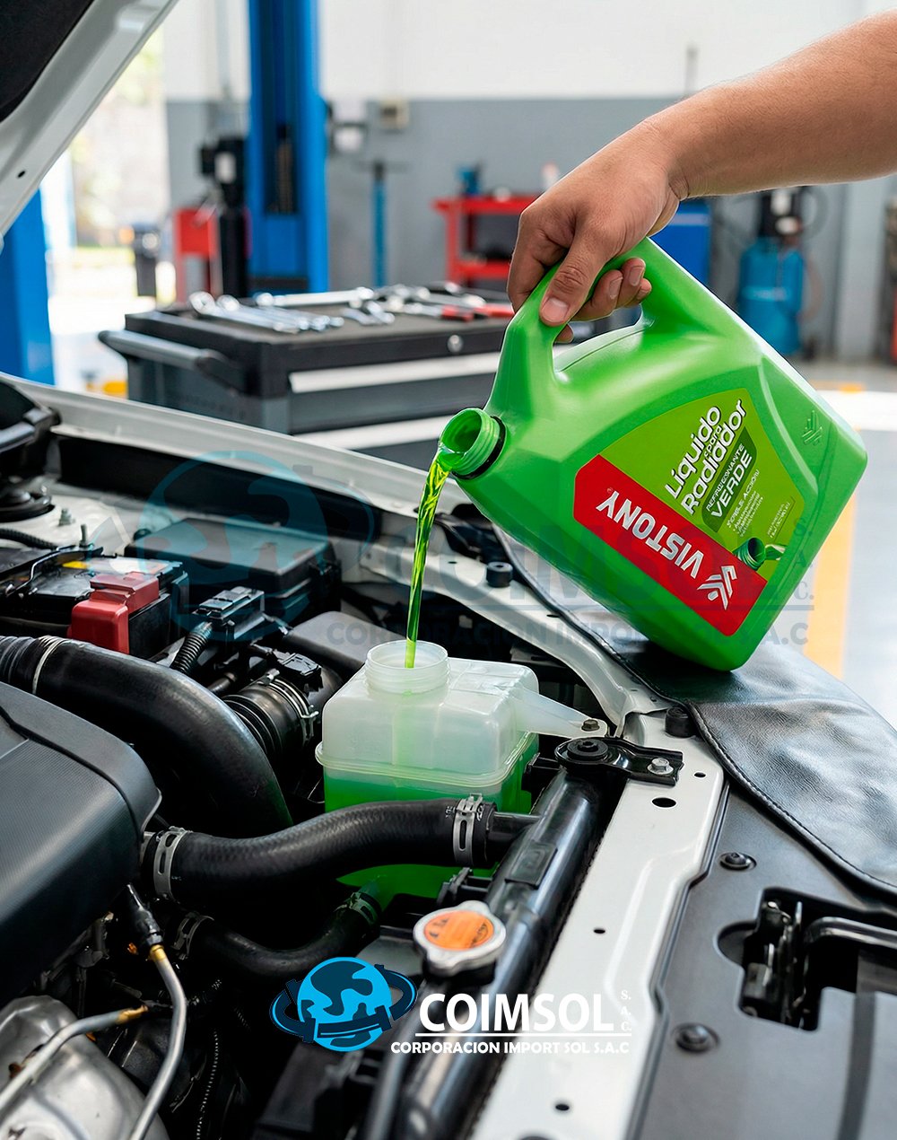 LIQUIDO PARA RADIADOR VERDE 1 GLN - VISTONY - Imagen 2