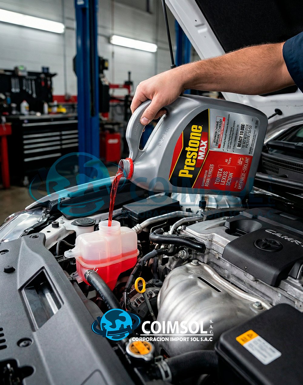 PRESTONE MAX ASIAN VEHICLES 50% ROJO 1 GLN - Imagen 2
