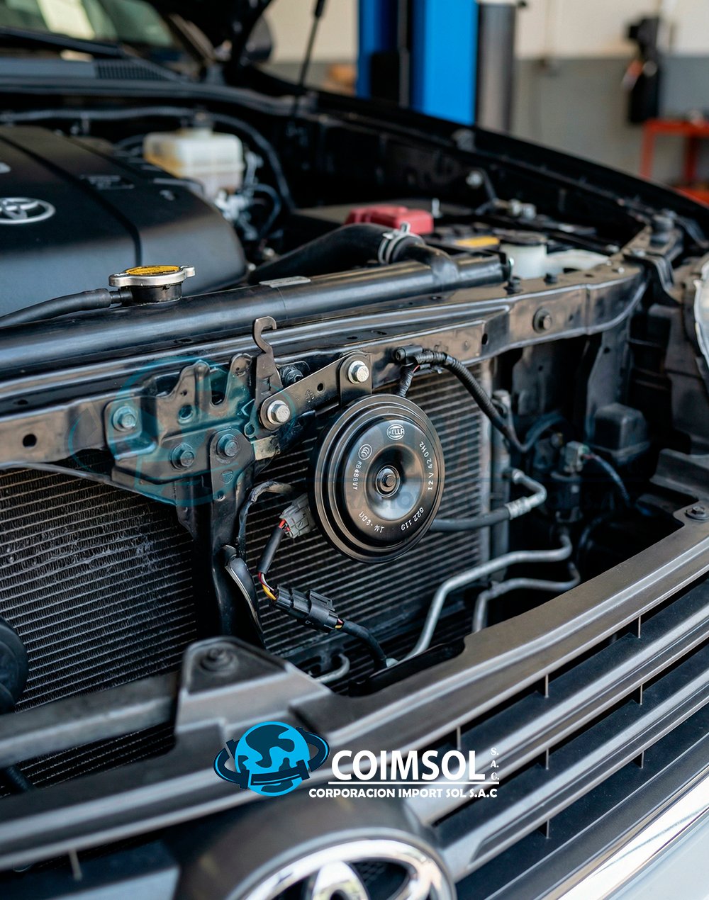 CLAXON PLATILLO 12V 012-588-071 - HELLA - Imagen 2