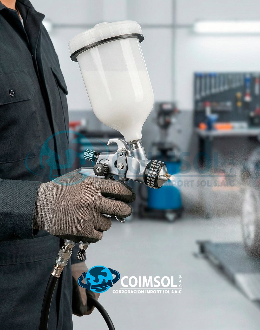 PISTOLA P/PINTAR GRAVEDAD LVMP,VASO PLÁSTICO, 1.4 MM, EXPERT TRUPER - 11749 - Imagen 2