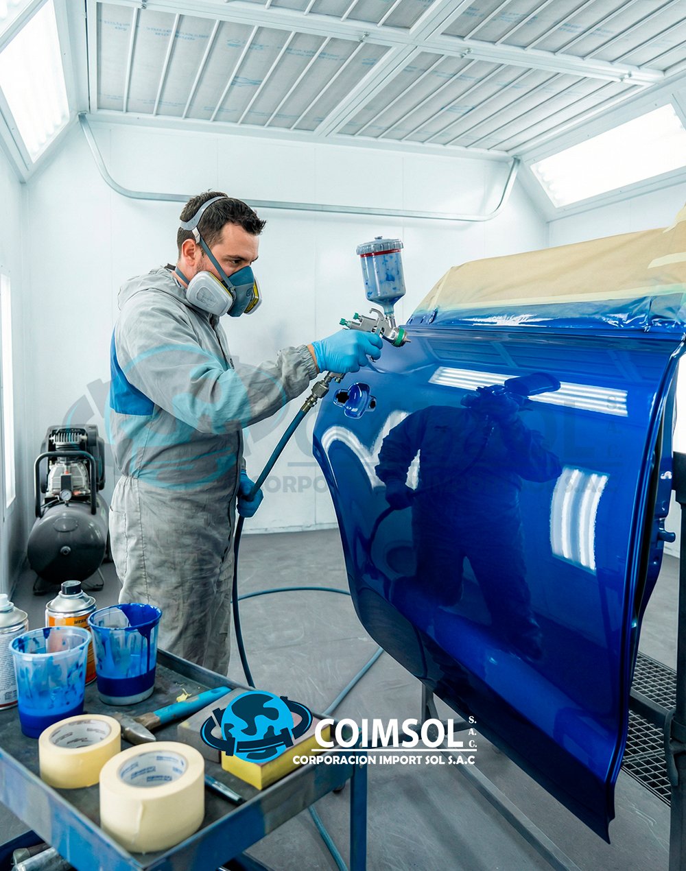 GLOSS POLIURETANO CATALIZABLE X-3 AZUL ELECTRICO GA-5850 1 GLN ANYPSA - Imagen 2