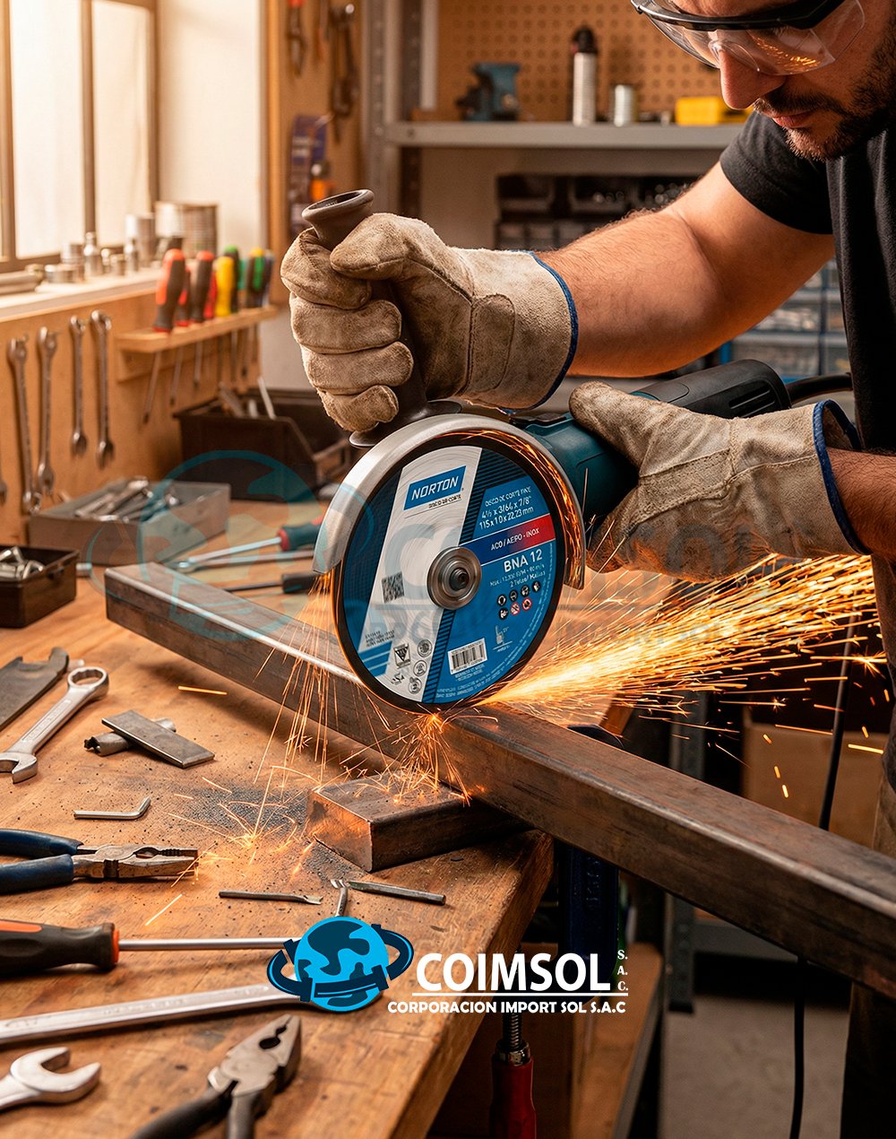 DISCO DE CORTE 4 1/2"x 3/64" FINO NORTON (1 MM) - Imagen 2