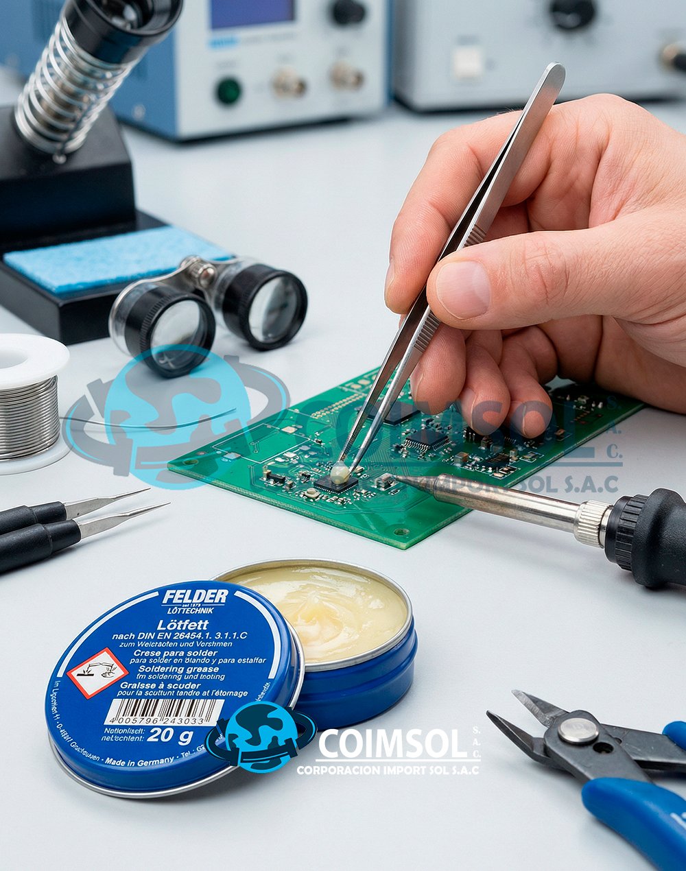 PASTA DE SOLDAR 50GR LOTFETT - Imagen 2