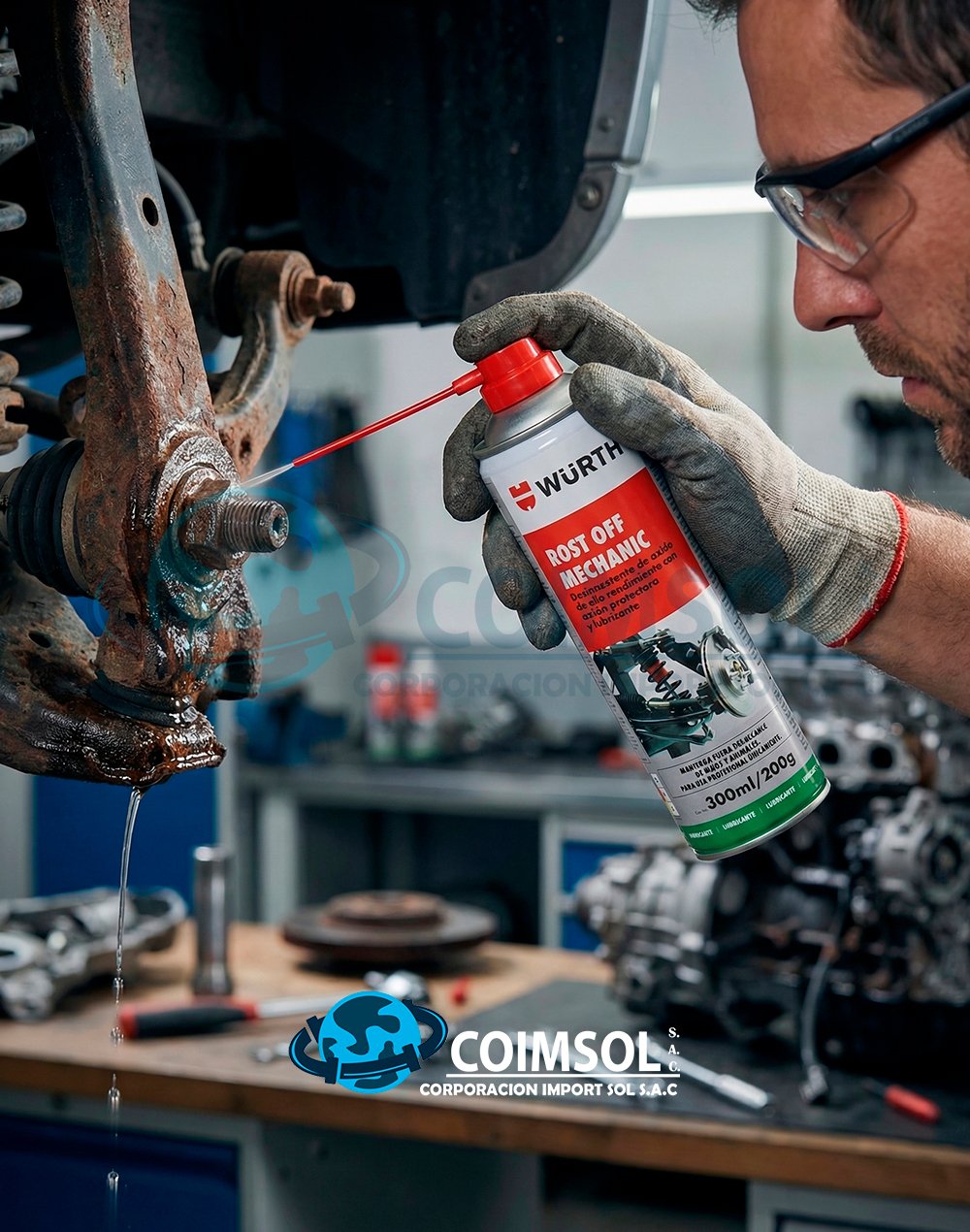 ROST OFF MECHANIC 300 ml (00848 870 650)- WURTH - Imagen 2